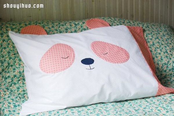 Super Cute Panda Pillow DIY Panda Face Pillow Case Handmade