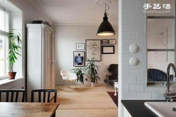 New York x Stockholm Industrial Simple Style Mens Apartment Decoration