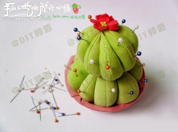 Handmaking Tutorial of Fabric Cactus