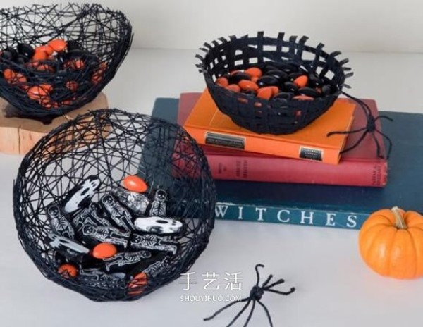 How to make a Halloween decorative bowl, handmade Halloween decorative bowl