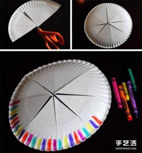 Birthday Crown Hat Making Method Illustrated Paper Dinner Plate Making Childrens Crown