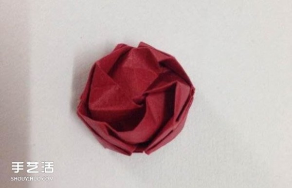 Super detailed illustration of how to fold Kawasaki rose, including flowers and receptacles