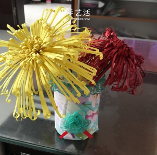 How to make big chrysanthemums for Double Ninth Festival, simple and beautiful! 