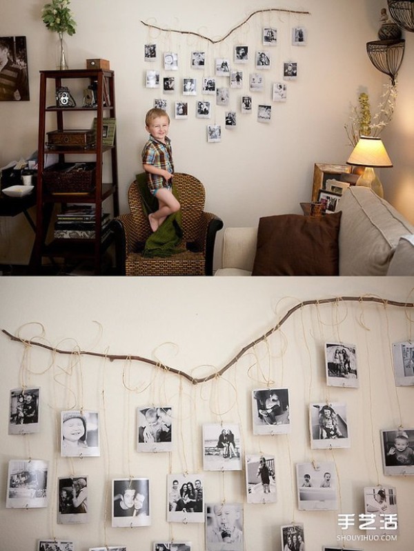 DIY photo layout of renovating old items to make your home beautiful