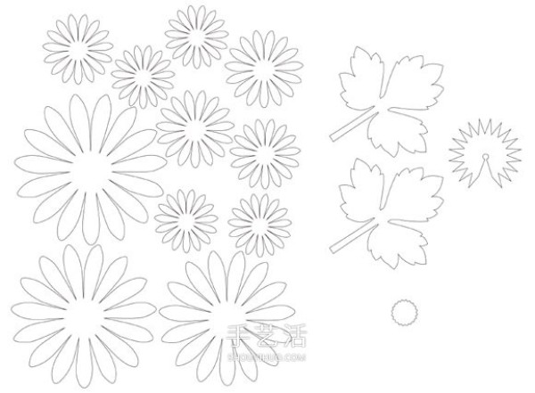 How to make gerbera from cardboard with illustrations of handmade gerbera