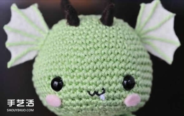 Knitting to make cute little dragons with crochet DIY