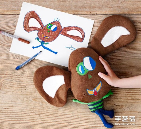 Imagine it come true! IKEA turns childrens drawings into plush toys