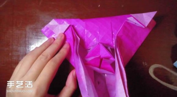 Die Lianhua Love Origami Illustration of Creative Love Origami Step by Step