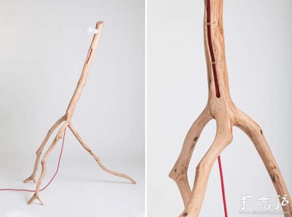 Twigs hand-made unique lamps