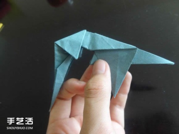 Western Dragon Origami Tutorial Illustrated How to Origami a Winged Dragon