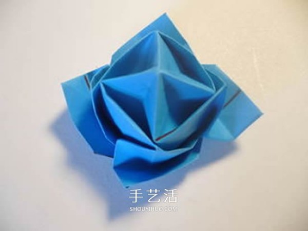 How to fold handmade roses, tutorial on how to fold roses