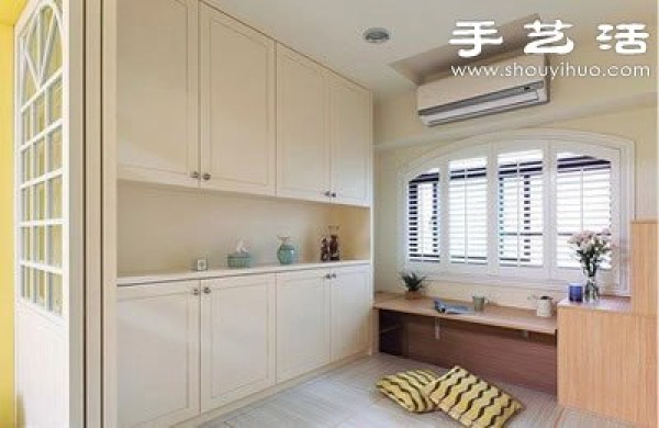 American simple style 50 square meters small apartment decoration design