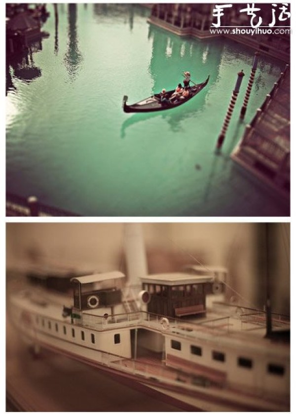 Tilt-shift photography: Photograph buildings and characters into fantasy models