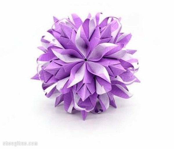 Appreciation of the beautiful handmade origami flower balls (4)