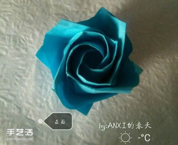 New Kawasaki Rose Folding Method Illustrated Handmade Origami New Kawasaki Rose Steps