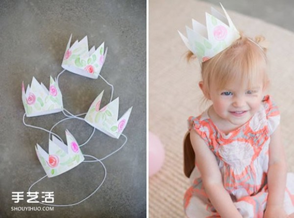 How to make a birthday crown with illustrations and illustrations for toddlers