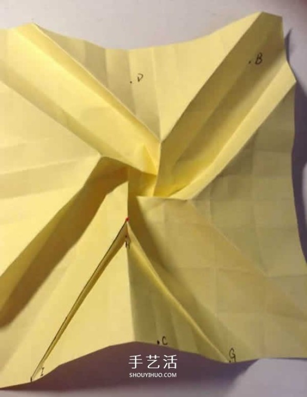 The original folding method of Weiwei Rose, detailed origami rose process steps