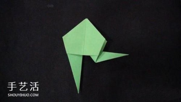 How to fold a snail for childrenIllustration of how to fold a simple snail