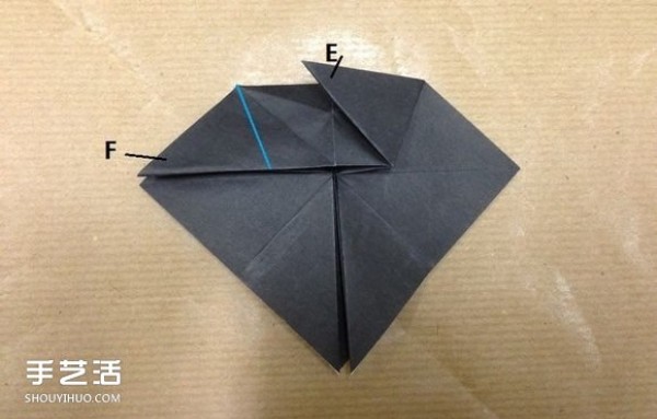 Small animal origami step-by-step diagram, using paper to fold small animals, illustrated method