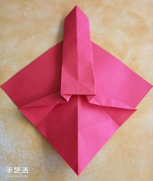 Super complex dog origami method illustrated with plastic surgery steps