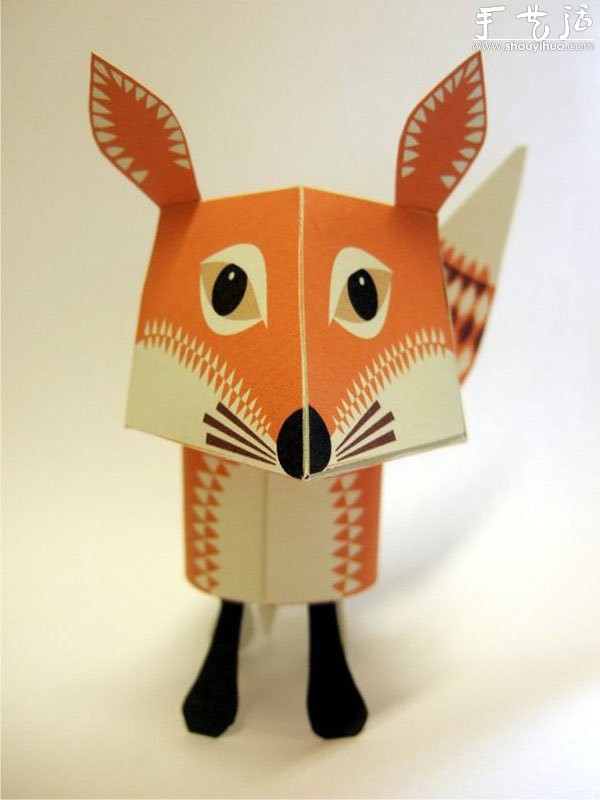 Super cute hand-cut paper animals