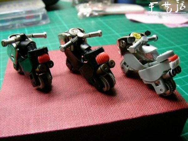 Disposable lighter DIY motorcycle model