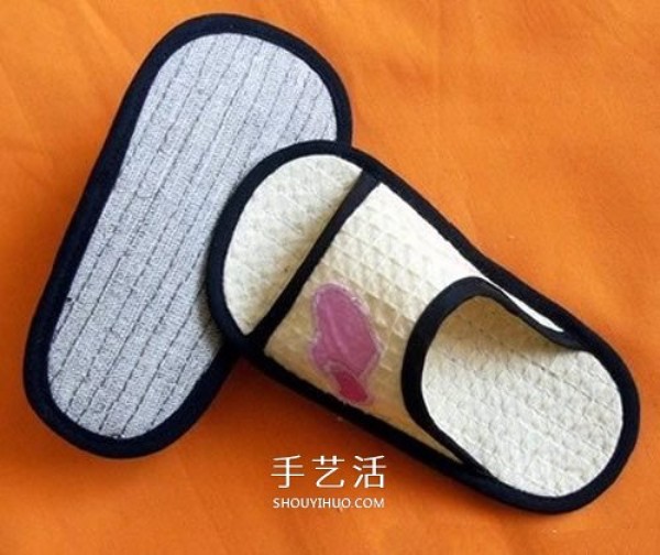 How to make your own sandals and a illustrated tutorial for DIY slippers in the summer