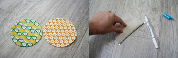 Simple fruit plate making method illustrated home fabric fruit plate DIY tutorial