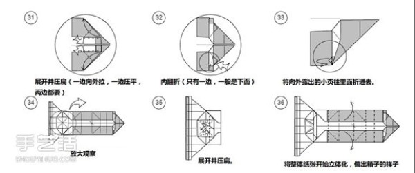 Paper money origami camera illustration and a detailed explanation of how to fold a dollar bill into a camera