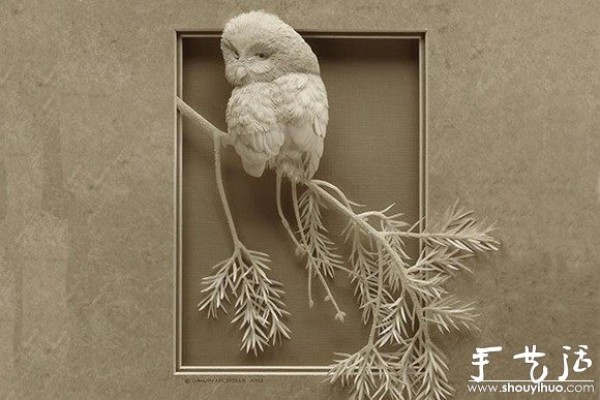 3D animal sculptures from paper DIY