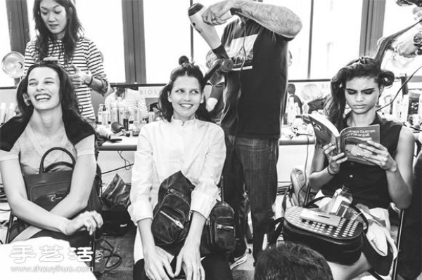 Photographer Driely S shows backstage at New York Fashion Week