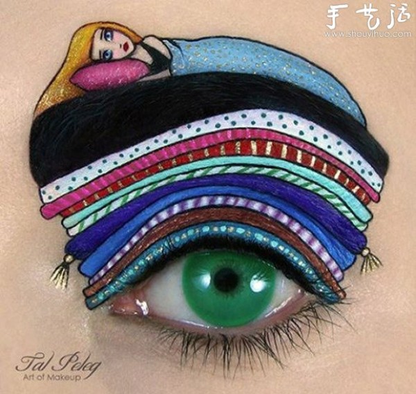 Beautiful and enchanting eye makeup works