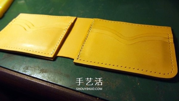 The most detailed leather art tutorial teaches you how to make a cowhide wallet step by step