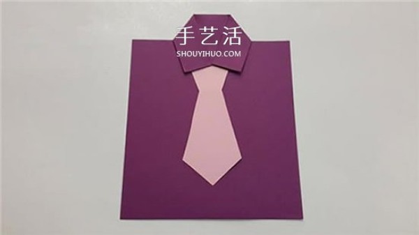 Creative Fathers Day greeting cards made from handmade cardboard to make shirt and tie cards