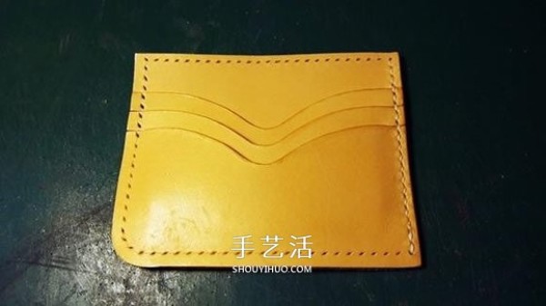 The most detailed leather art tutorial teaches you how to make a cowhide wallet step by step