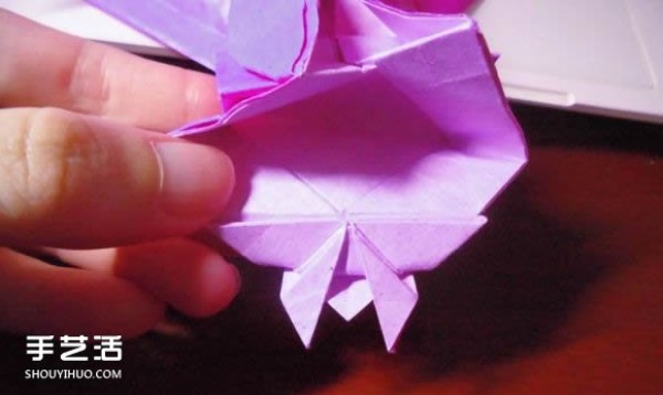 Die Lianhua Love Origami Illustration of Creative Love Origami Step by Step