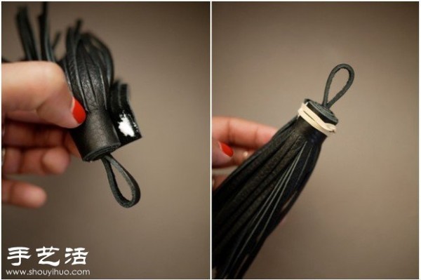 How to make homemade bag tassels and leather tassels