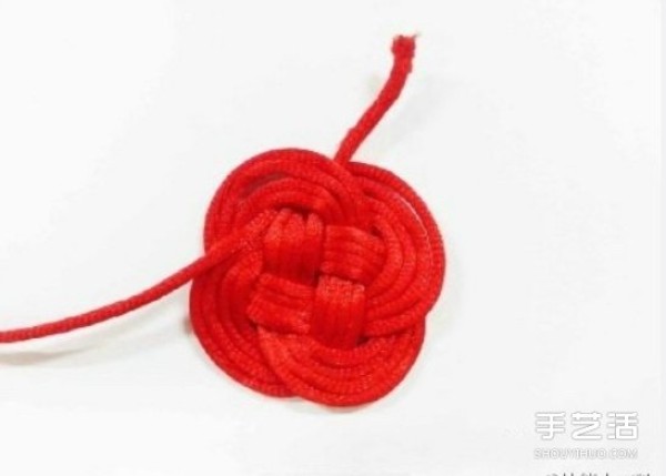 How to braid double-knotted roses by hand-knitted double-knotted roses and Illustrated