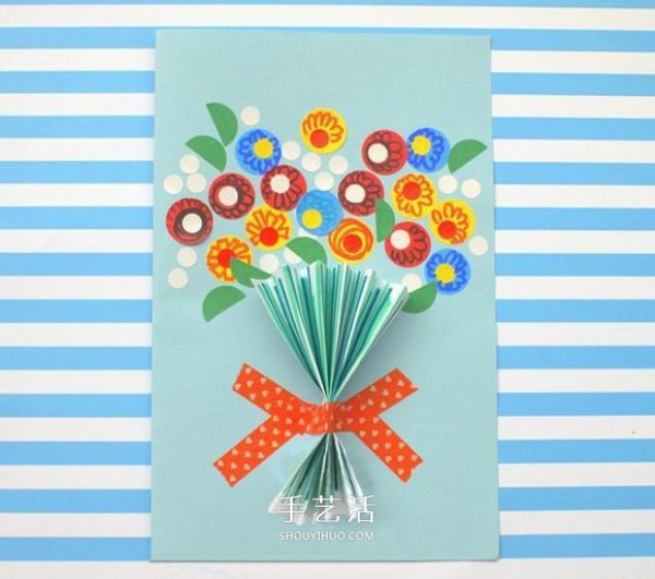 Handmade National Day greeting cards can also be used on Mothers Day and Teachers Day! 