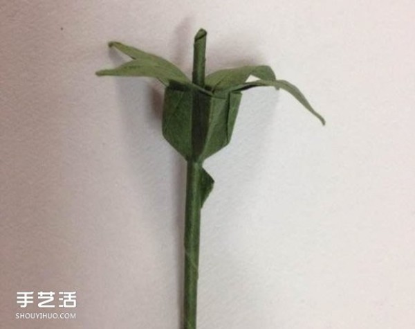 Super detailed illustration of how to fold Kawasaki rose, including flowers and receptacles