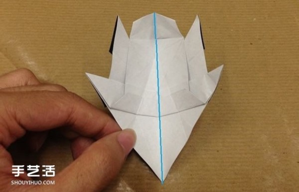 Small animal origami step-by-step diagram, using paper to fold small animals, illustrated method