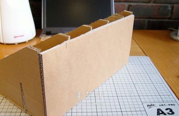 How to make a notebook cooling rack from corrugated paper and make a homemade computer cooling bracket