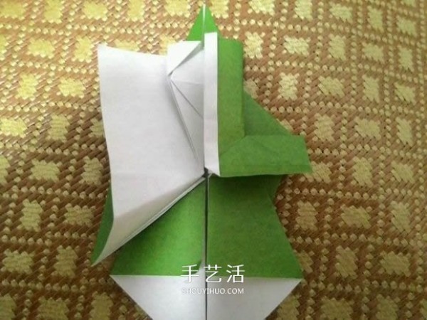 Santa Claus Origami Steps Illustrated How to Fold Paper Santa Claus