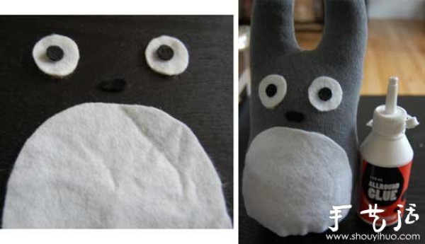 cotton socks cleverly transformed into handmade DIY chinchilla dolls