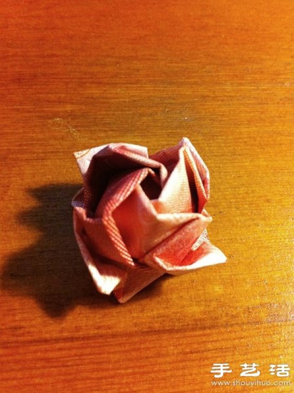 Illustration of folding Fukuyama rose