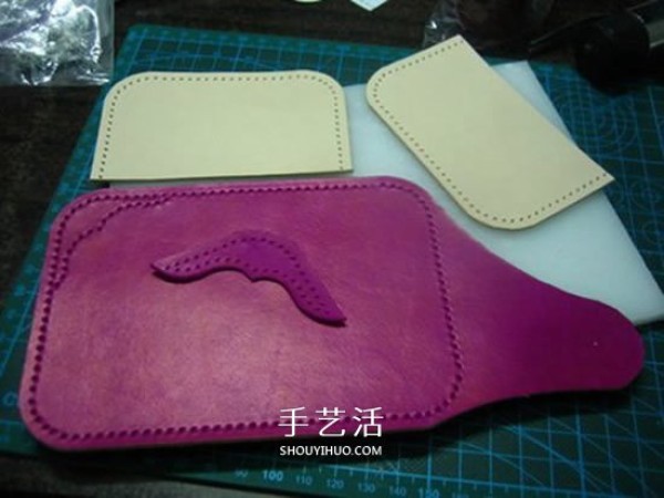 Redmoon Leather Card Holder Making Homemade Womens Leather Key Bag Tutorial