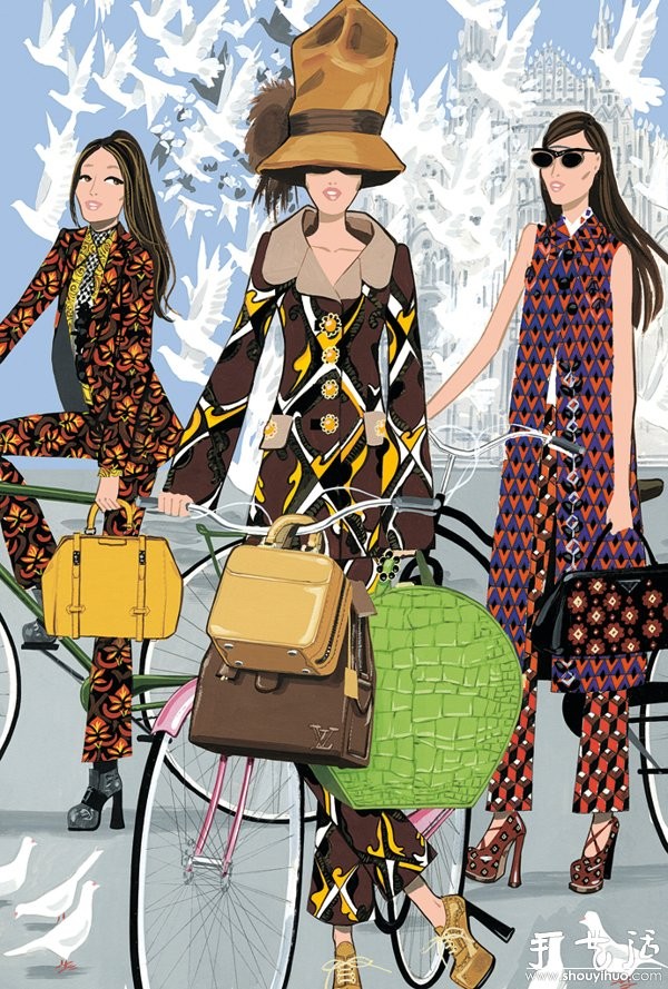 Spanish Jordi Labanda illustration design——VOGUE JAPAN