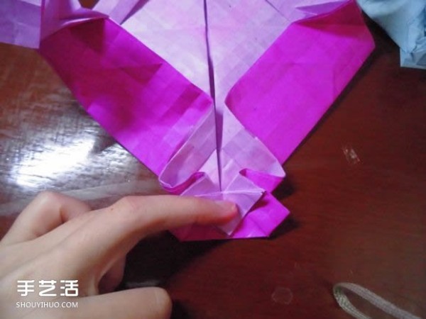 Die Lianhua Love Origami Illustration of Creative Love Origami Step by Step