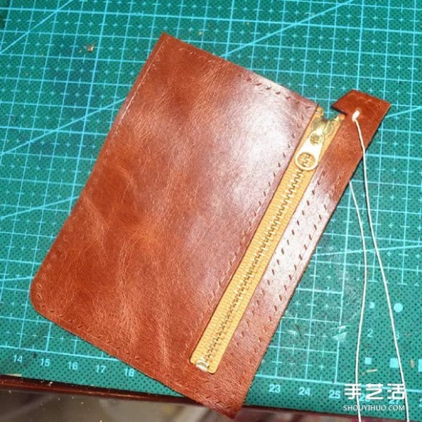 Leather Wallet DIY Making Illustrated Handmade Leather Wallet Making Tutorial