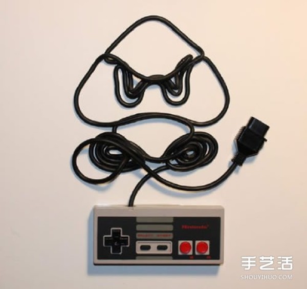 Nintendo Game Controller Line DIY to Make Nostalgic Creative Decorative Paintings